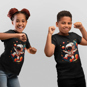 Camiseta Cartoon espacial astronauta