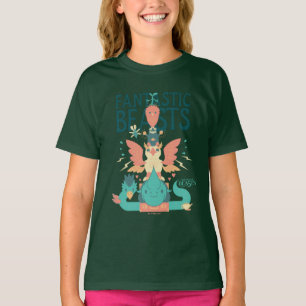 Camiseta Cartoon Fantástico Beasts Emerge De Suitcase