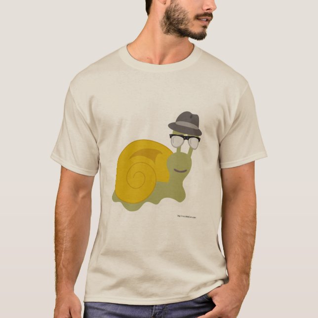 Camiseta Cartoon Fedora Hepcat Caracter Snail (Frente)
