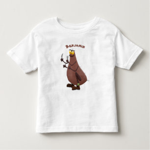 Camiseta Cartoon feio e faminto