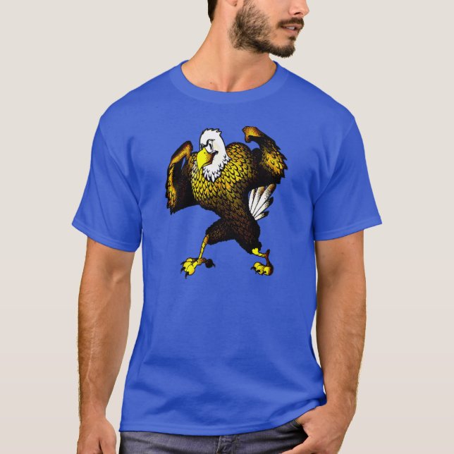 Camiseta Cartoon Fighting Eagle (Frente)