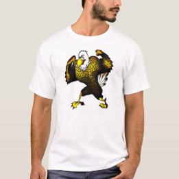 Camiseta Cartoon Fighting Eagle