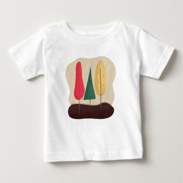 Camiseta Cartoon, forest, trees (Frente)
