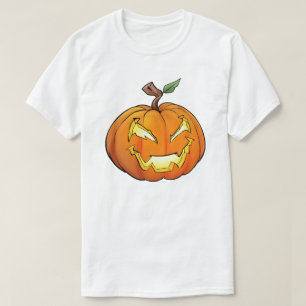 Camiseta Cartoon Freaky Jack-O-Lantern