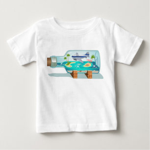 Camiseta Cartoon Garrafa de Souvenir