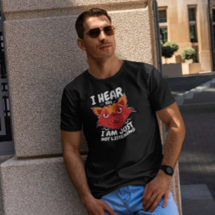 Camiseta Cartoon Gato Animal Engraçado