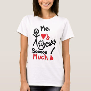 Camiseta Cartoon Gato-Lover