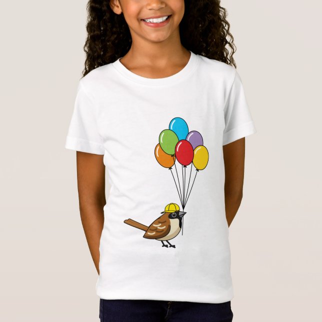 Camiseta Cartoon Gelado com Balões (Frente)