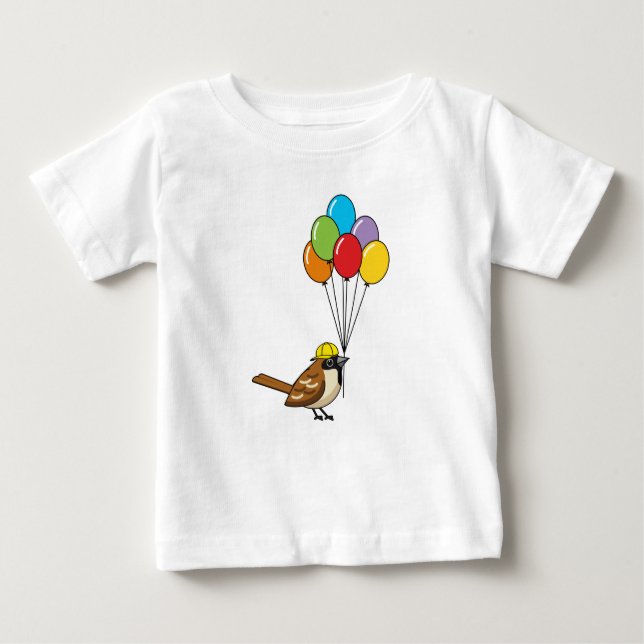 Camiseta Cartoon Gelado com Balões (Frente)