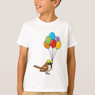 Camiseta Cartoon Gelado com Balões