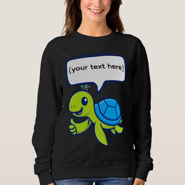 Camiseta Cartoon giro com bolha de fala (Frente)