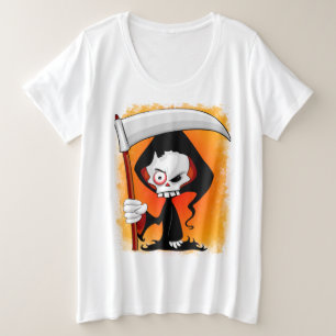 Camiseta Cartoon Grim Reaper