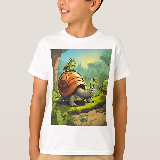 Camiseta Cartoon image of aterrorizated (Frente)