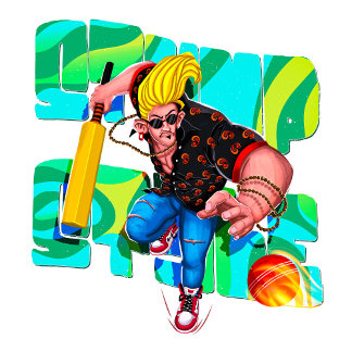 Camiseta Cartoon Johnny Bravo dos anos 90