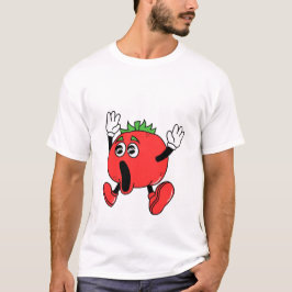 Camiseta Cartoon La Tomatina Chocou Tomate