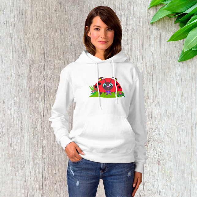 Camiseta Cartoon Ladybug Arco e Flores (Criador carregado)