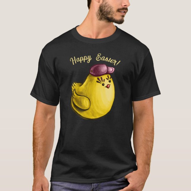 Camiseta Cartoon Legal Engraçado Páscoa (Frente)