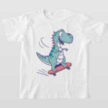 Cartoon legal T-Rex no skate