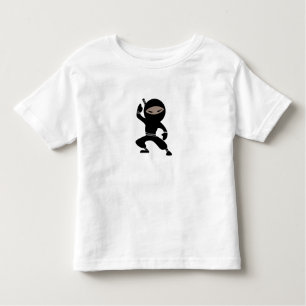 Camiseta Cartoon Little Ninja Warrior