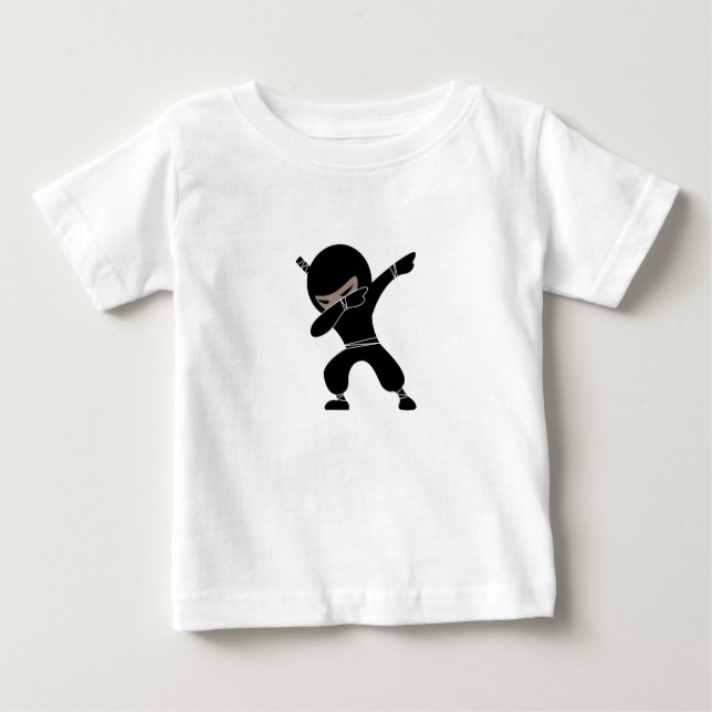 Camiseta Cartoon Little Ninja Warrior (Frente)