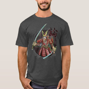Camiseta Cartoon Louco Samurai