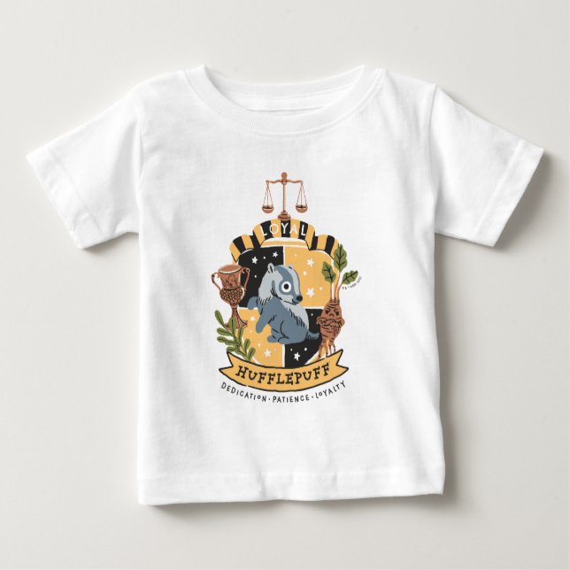 Camiseta Cartoon Loyal Hufflepuff (Frente)