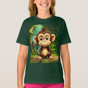 Camiseta Cartoon Mackey Baby Fine Kids Jersey T-Sh