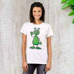 Camiseta Cartoon Martian