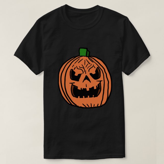 Camiseta Cartoon Mau Pumpkin (Frente do Design)