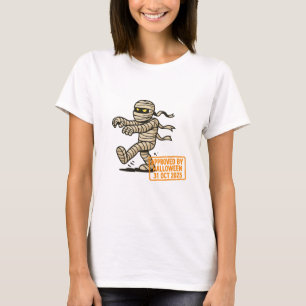 Camiseta Cartoon Mummy - Aprovado pelo Halloween
