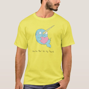 Camiseta Cartoon Narwhal Cute