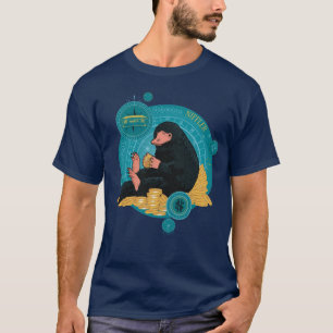 Camiseta Cartoon NIFFLER™ com moedas Douradas