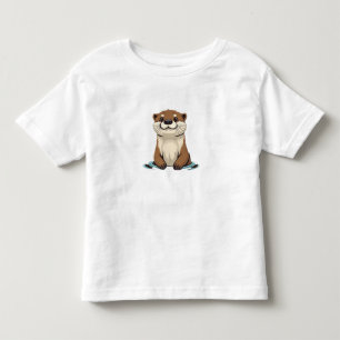 Camiseta Cartoon Otter Encantado