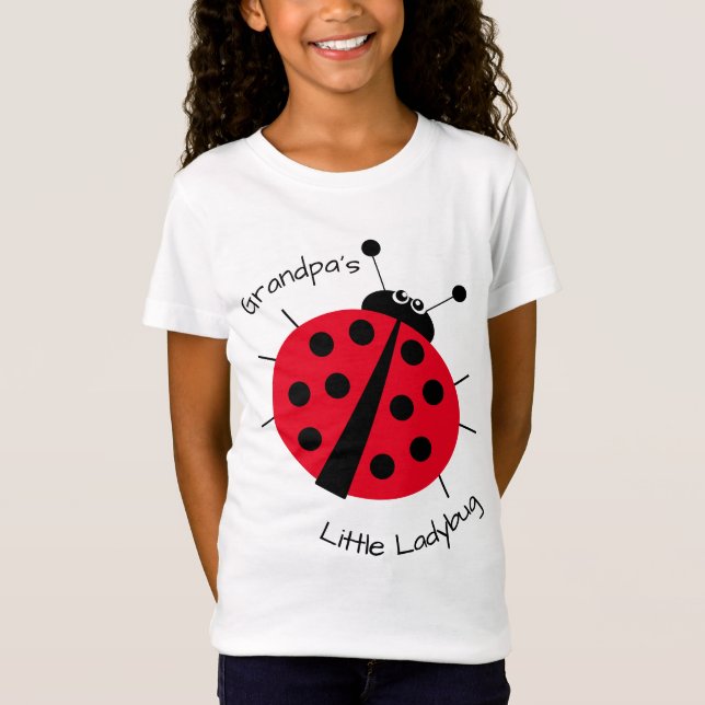 Camiseta Cartoon para Meninas Meninas do Vovô (Frente)