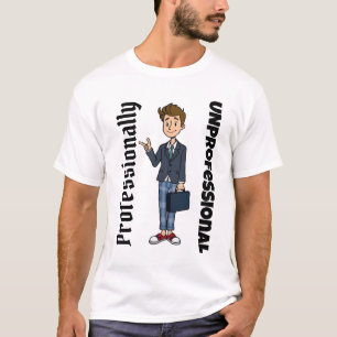 Camiseta Cartoon profissional não profissional - Memória en
