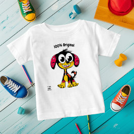 Camiseta Cartoon Puppy Reproduzido - Divertido e Personaliz