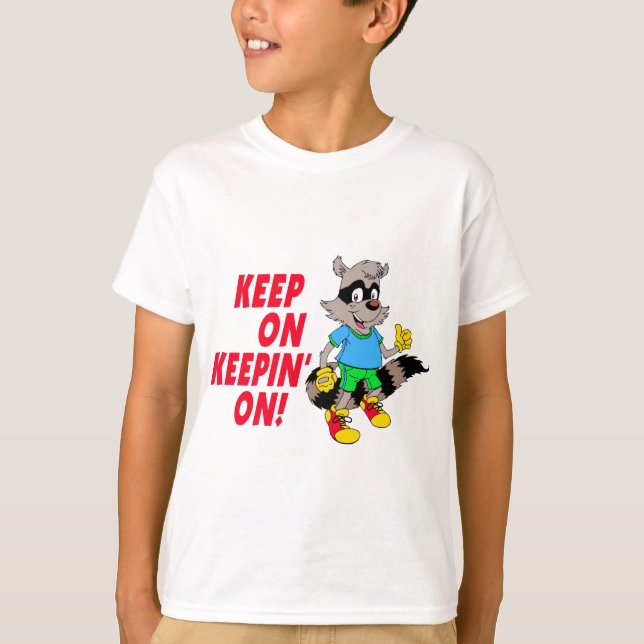 Camiseta Cartoon Raccoon (Frente)