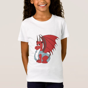 Camiseta Cartoon Red Dragon