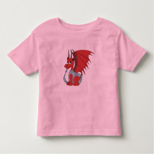Camiseta Cartoon Red Dragon