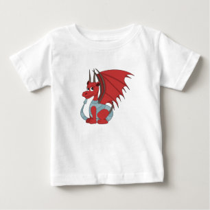 Camiseta Cartoon Red Dragon