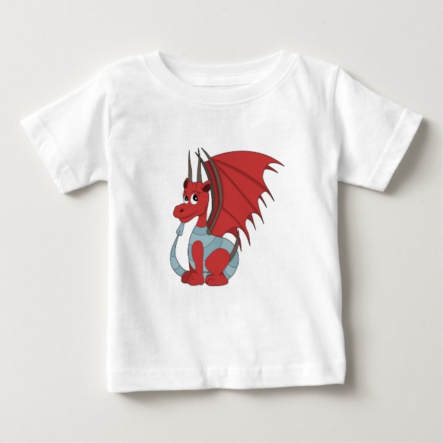 Camiseta Cartoon Red Dragon (Frente)