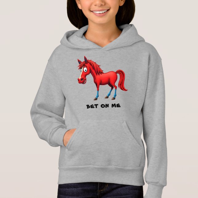 Camiseta Cartoon Red Horse (Frente)