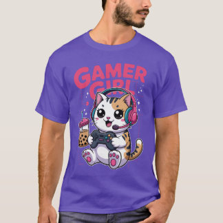 Camiseta Cartoon retrô Kawaii