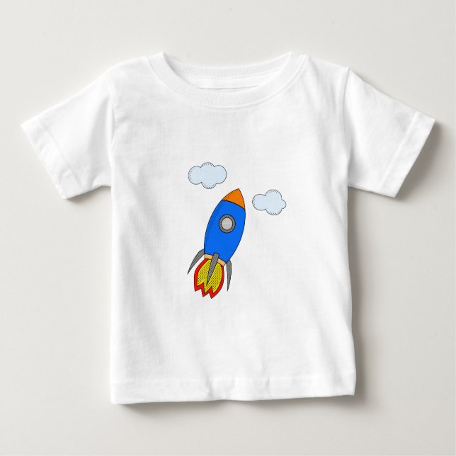 Camiseta Cartoon Rocket (Frente)