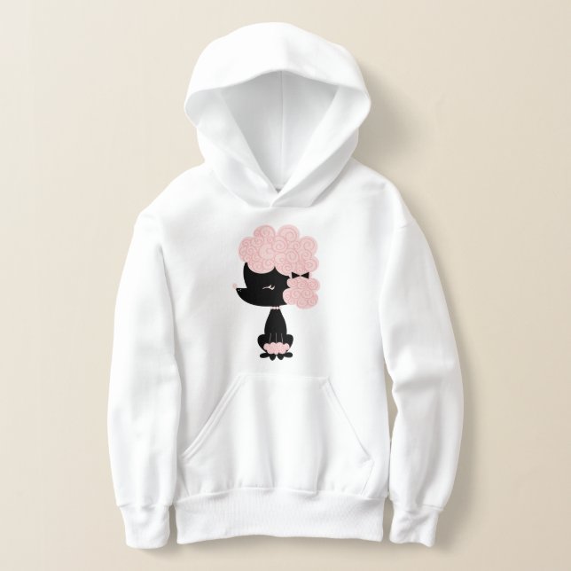Camiseta Cartoon Rosa - Poodle Francês (Postura )