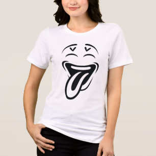Camiseta Cartoon Rosto Engraçado