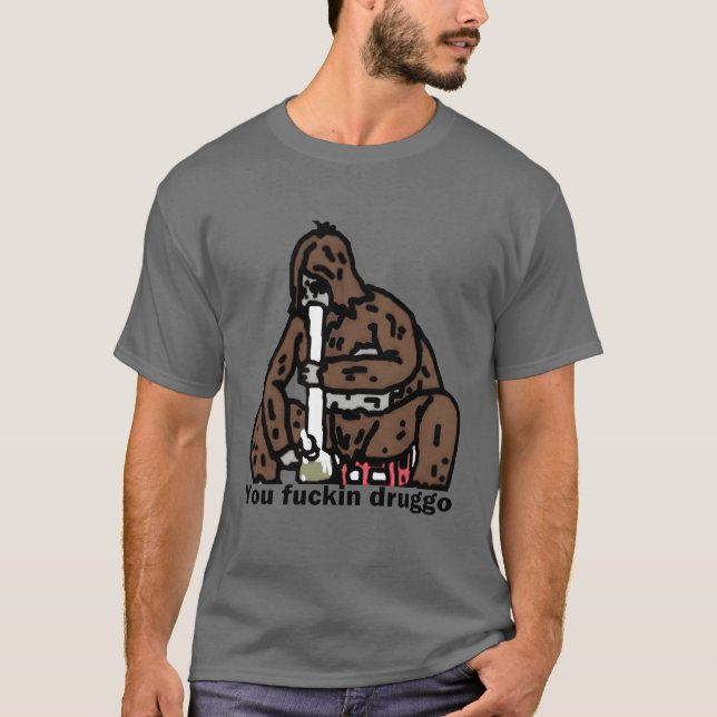 Camiseta Cartoon Sasquatch Game Boy (Frente)