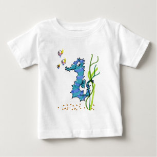 Camiseta Cartoon Seacavalo Cute