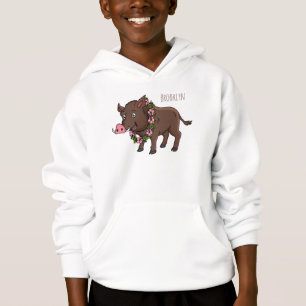Camiseta Cartoon selvagem e flores