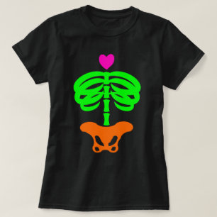 Camiseta Cartoon Skelly Zombie Skeleton Arte T